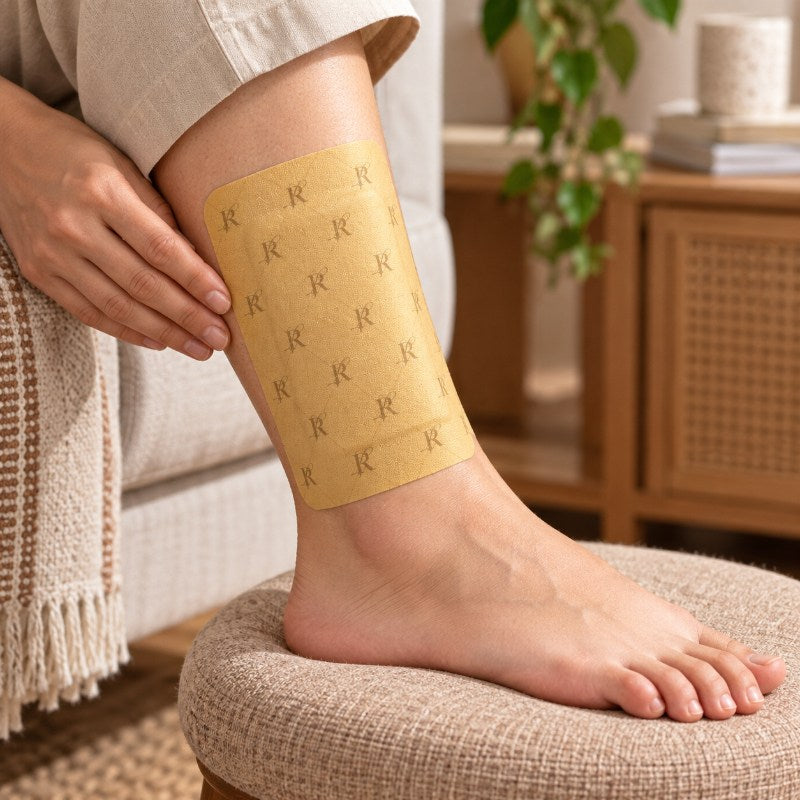 Patch on the ankle