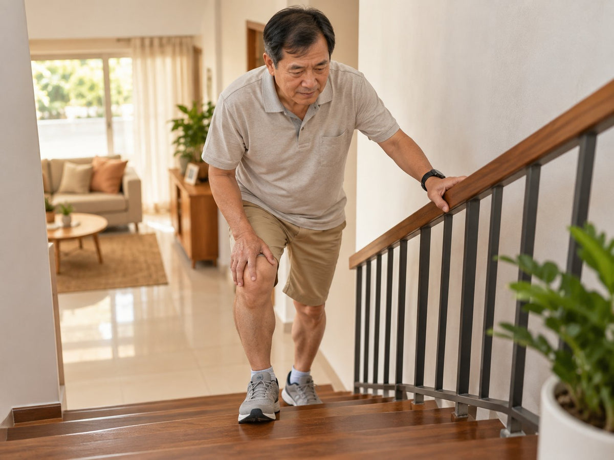 Stairs feel harder.