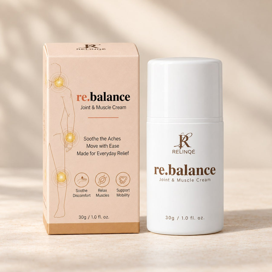 re.balance Joint & Muscle Cream with its box